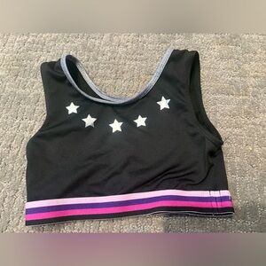 More Than Magic Black Top with Silver Stars